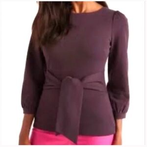 Boden Josephine Ponte Knit Boat Neck Top, size 8P